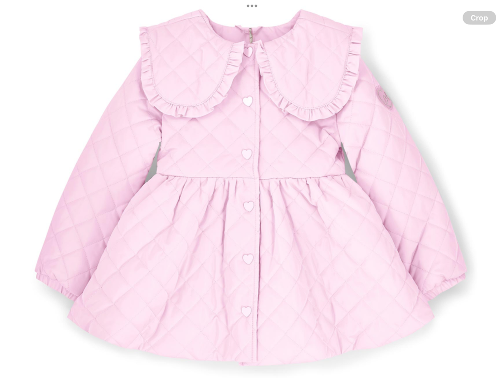 A Dee Bowtique Chic Riley Quilted Collar Jacket - Pink Blossom   0126497