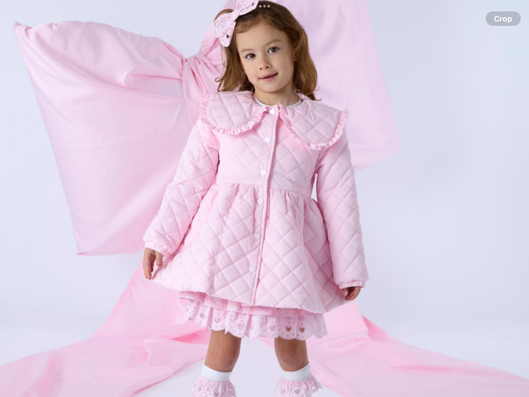 A Dee Bowtique Chic Riley Quilted Collar Jacket - Pink Blossom   0126497