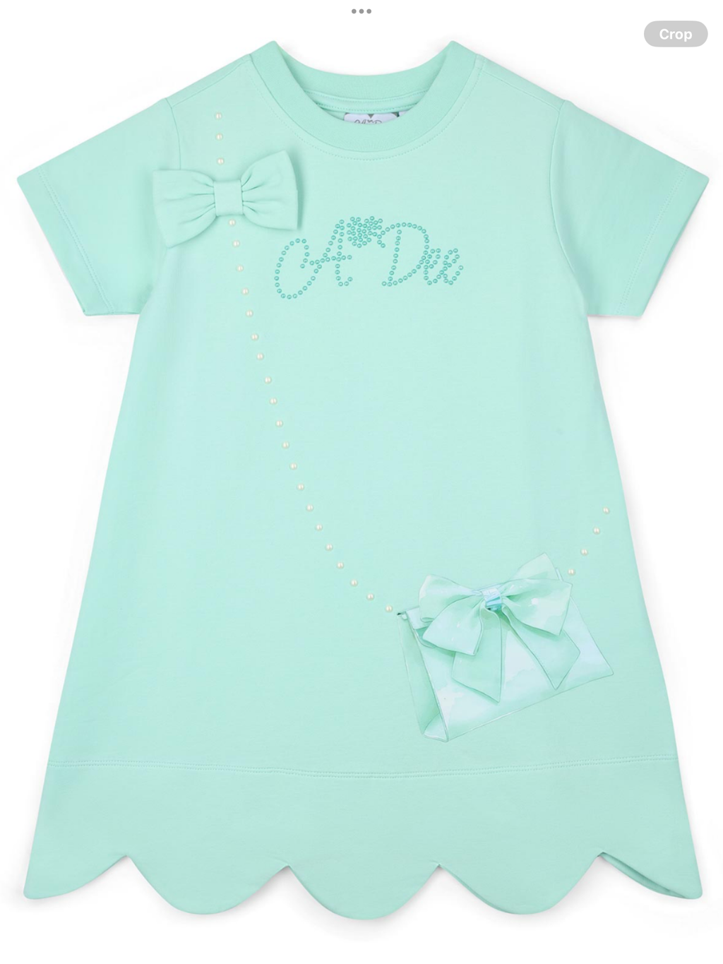 A Dee Bowtique Chic Regina Handbag Dress- Miami Mint      0126506