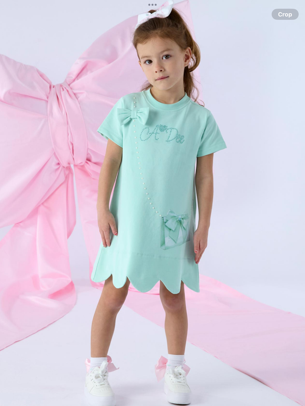 A Dee Bowtique Chic Regina Handbag Dress- Miami Mint      0126506