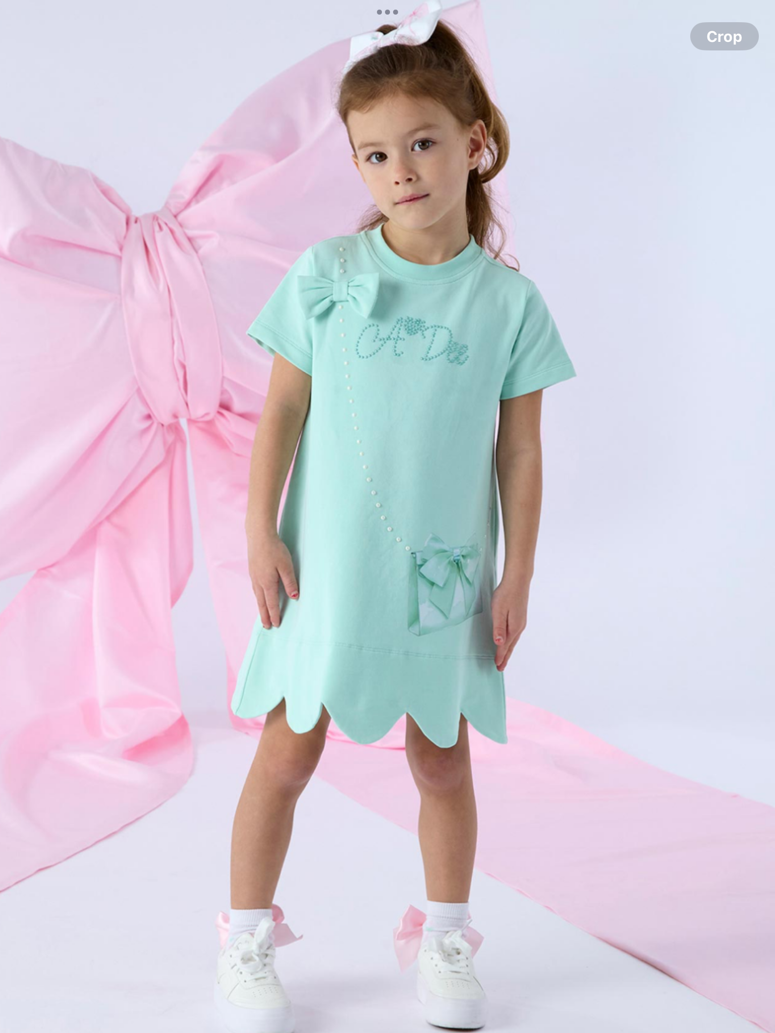 A Dee Bowtique Chic Regina Handbag Dress- Miami Mint      0126506