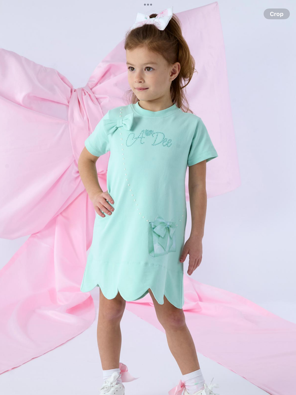 A Dee Bowtique Chic Regina Handbag Dress- Miami Mint      0126506