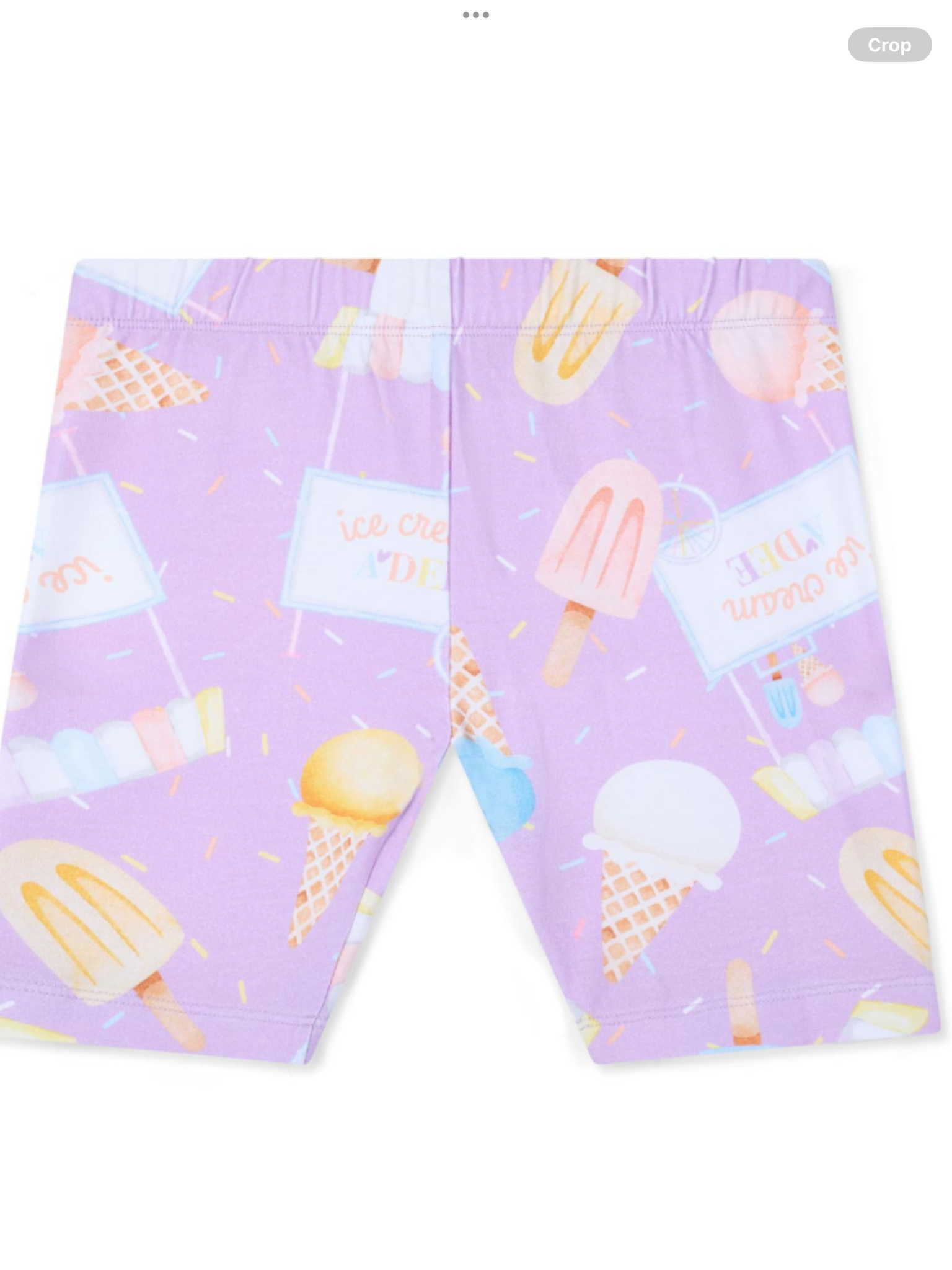 A Dee Pastel Parlour Sophia Ice Cream Print Cycling Set - Lilac Dreams    0126509