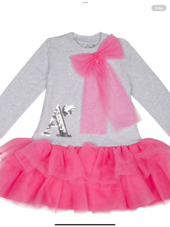ADee bow sweat dress 082424507