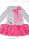 ADee bow sweat dress 082424507