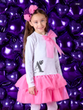 ADee bow sweat dress 082424507