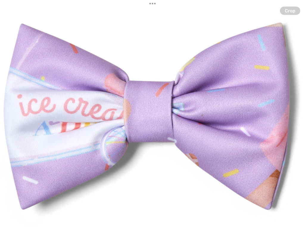 A Dee Pastel Parlour Solana Ice Cream Print Hair Clip - Lilac Dreams  0126515