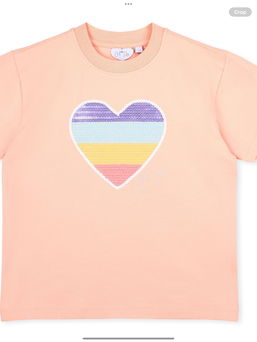 A Dee Signature Summer Saz Initial Print Cycling Short Set X 2 - Peach Cream   0126519