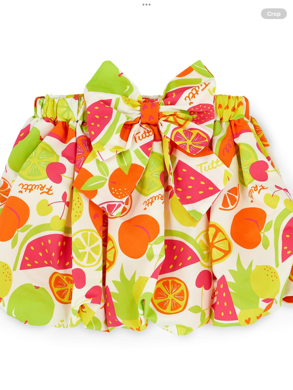 A Dee Tutti Frutti Tia Print Puff Skirt Set X 2 - Bright Orange    0126520a