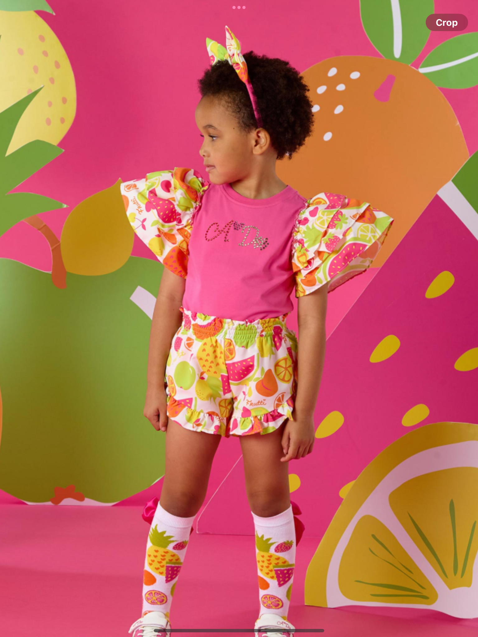 PRE ORDER A Dee Tutti Frutti Tabitha Short Set X 2 - Bright Pink   0126522