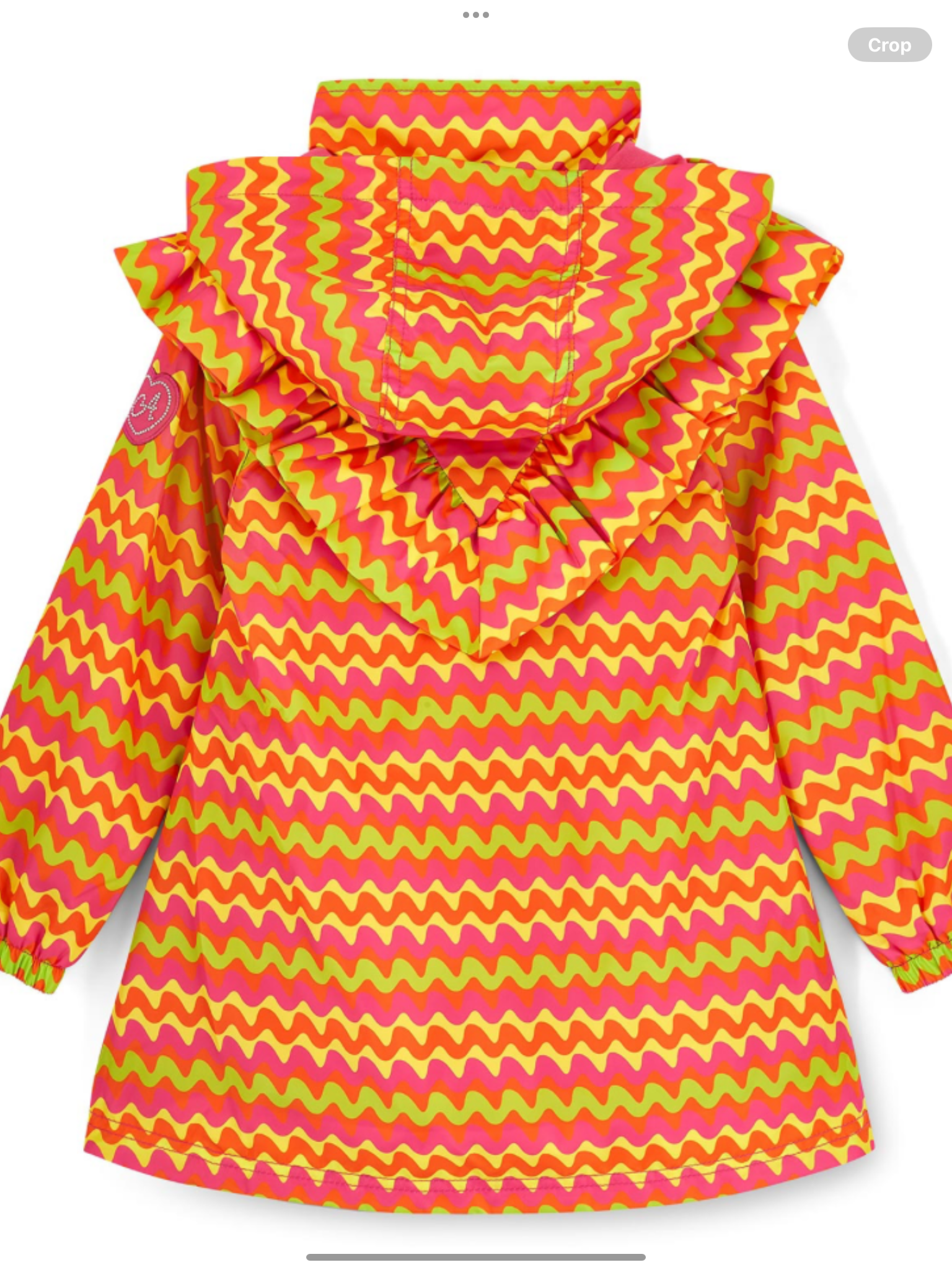 PRE ORDER A Dee Tutti Frutti Tanya Zig Zag Print Raincoat - Bright Pink    0126529