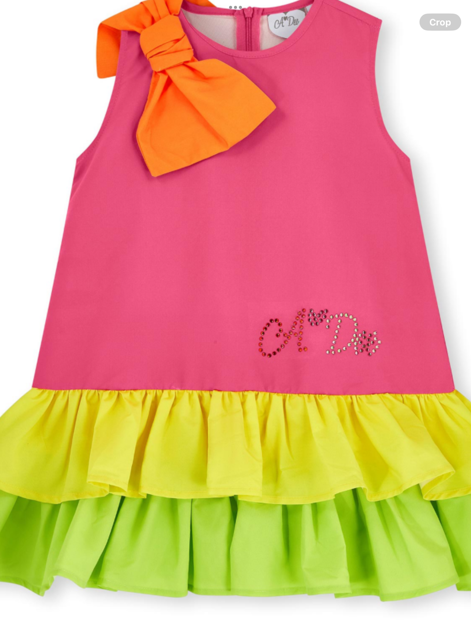 PRE ORDER A Dee Tutti Frutti Trudy Colour Block Dress - Bright Pink    0126530