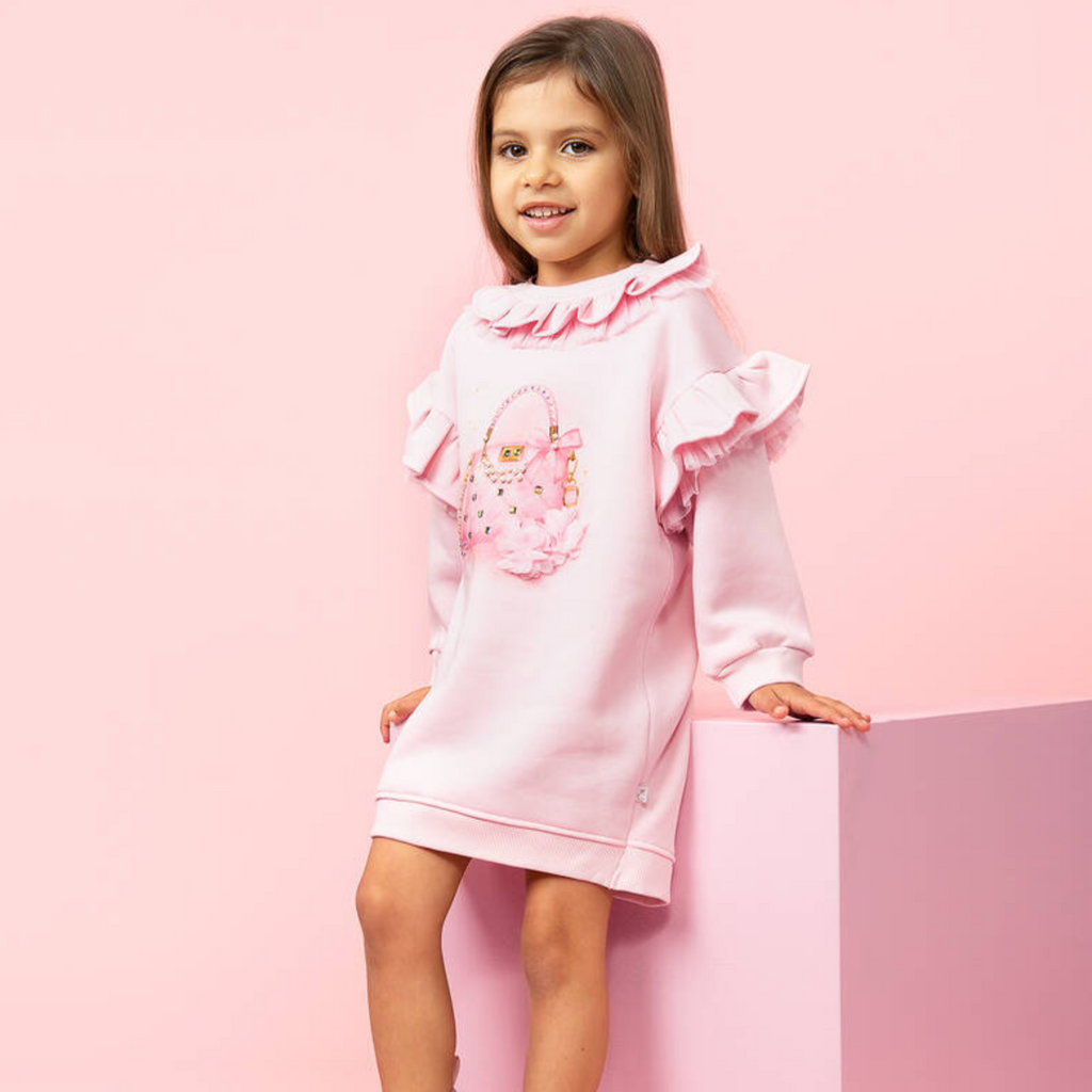 Caramelo kids pure luxe jumper dress 092424538