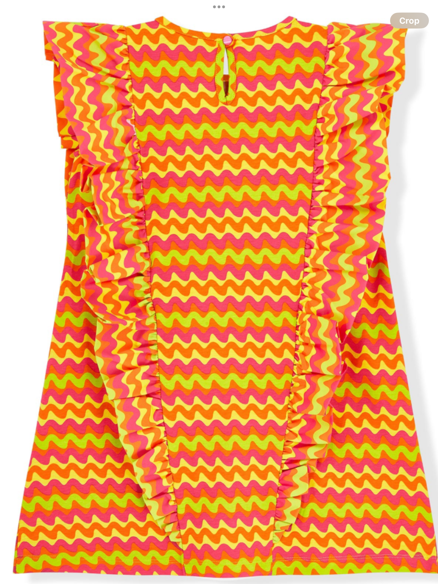 PRE ORDER A Dee Tutti Frutti Tate Zig Zag Dress - Bright Pink   0126532
