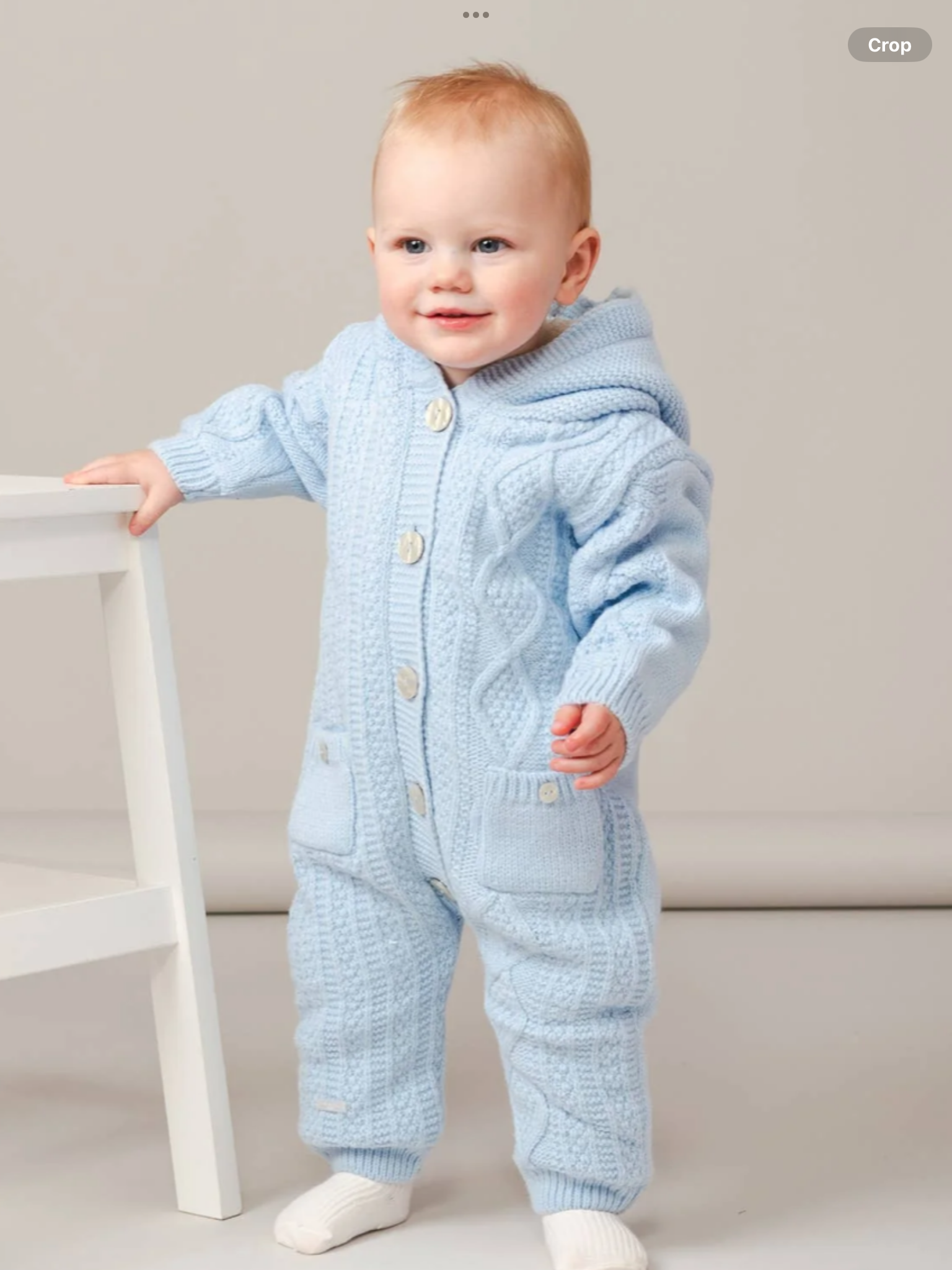 Caramelo kids woollen knit snowsuit 0924547