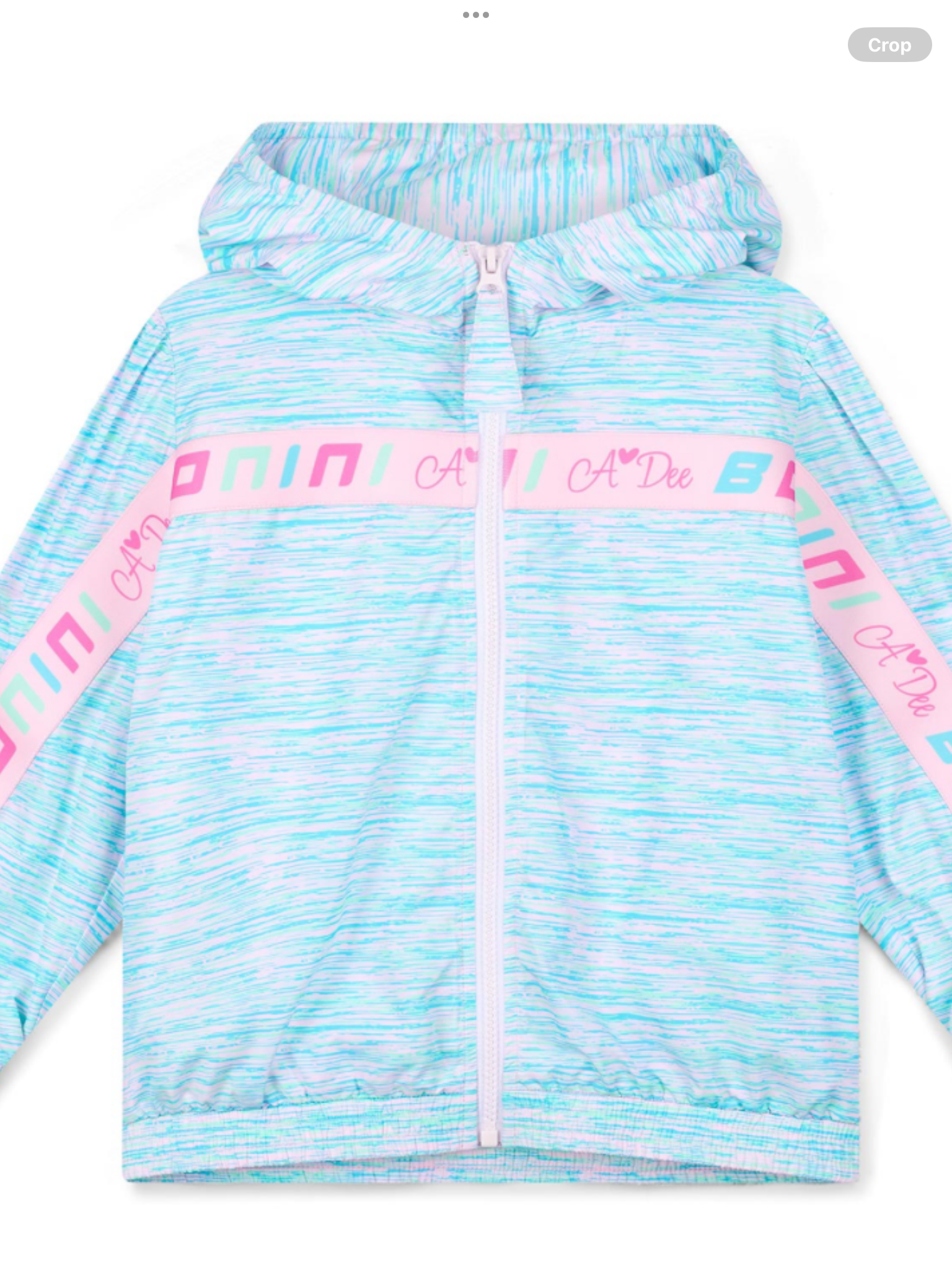 Bonini by A* Dee Future Sport Jacket With Tape Detail - Miami Mint    0126538