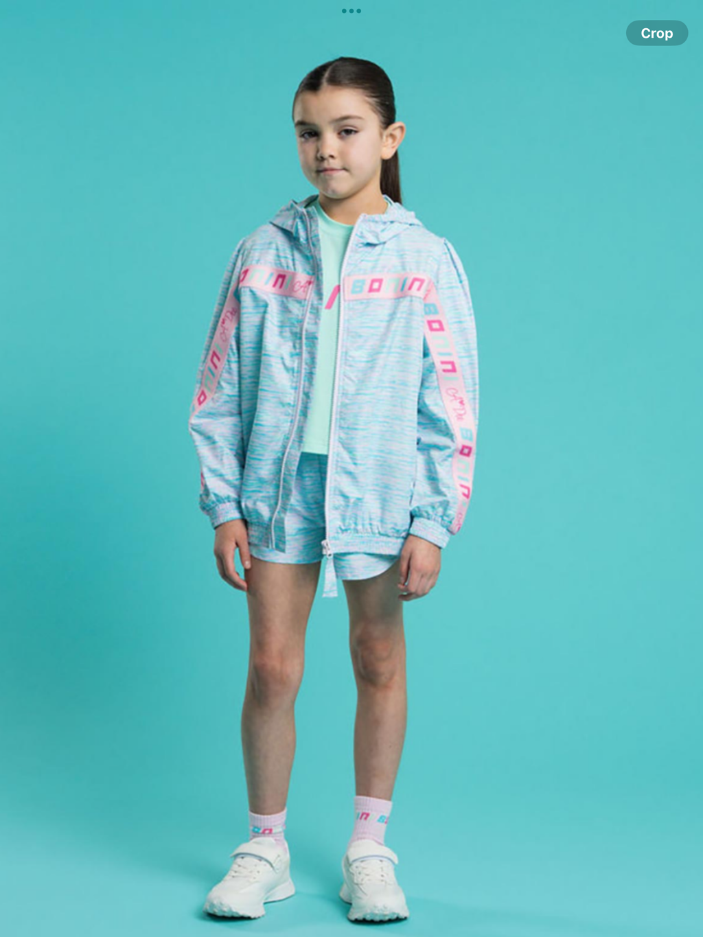 Bonini by A* Dee Future Sport Jacket With Tape Detail - Miami Mint    0126538