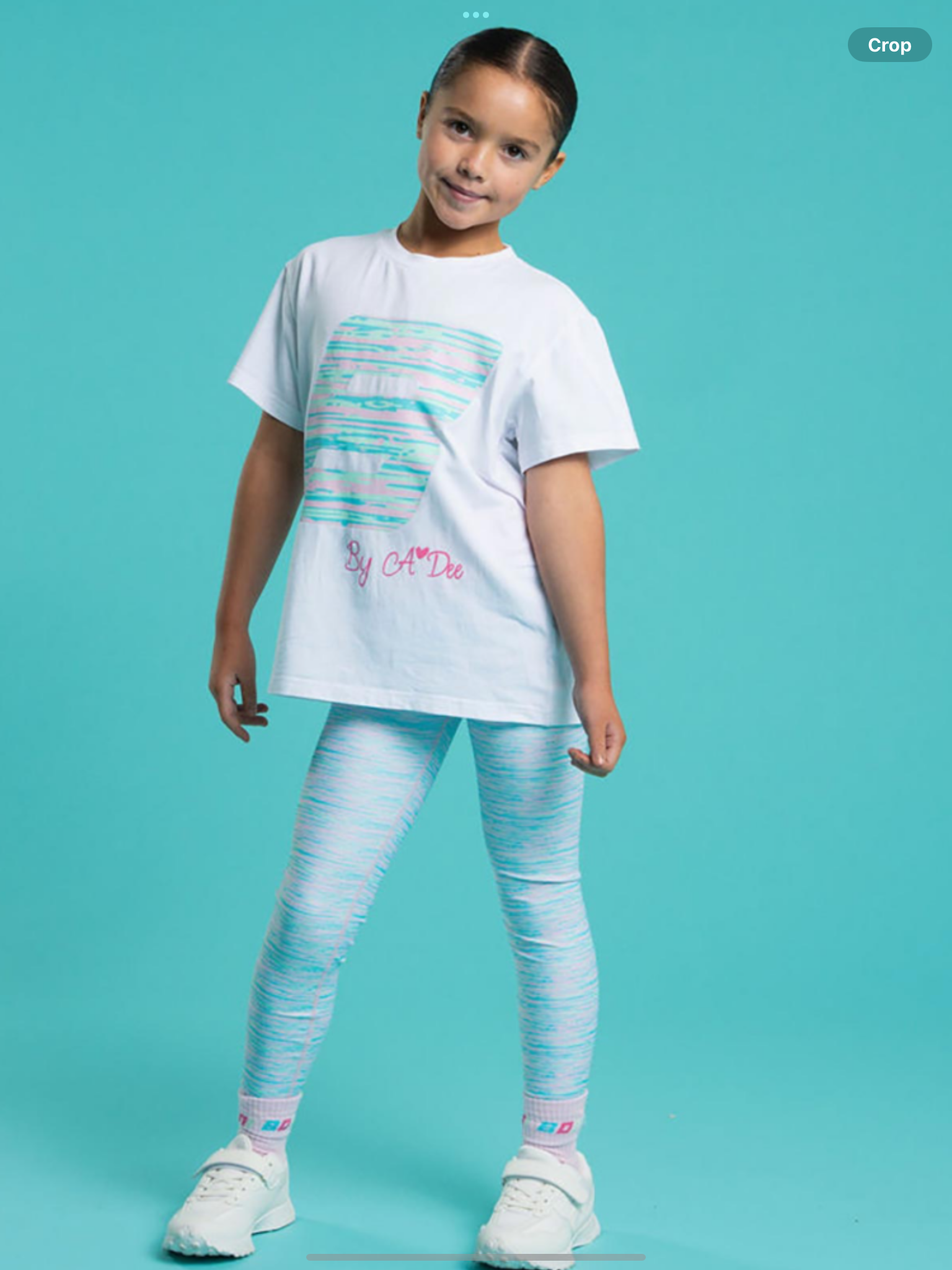 Bonini by A* Dee Sprint AOP Sport Leggings - Miami Mint  0126541