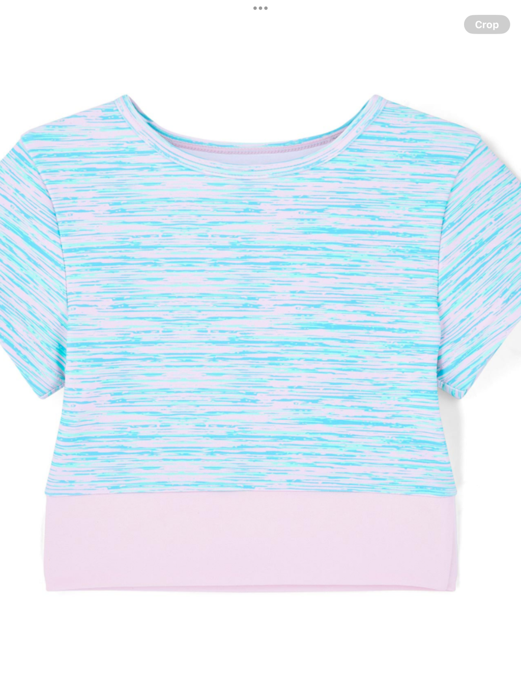 Bonini by A* Dee Energy AOP Crop Top - Miami Mint     0126543