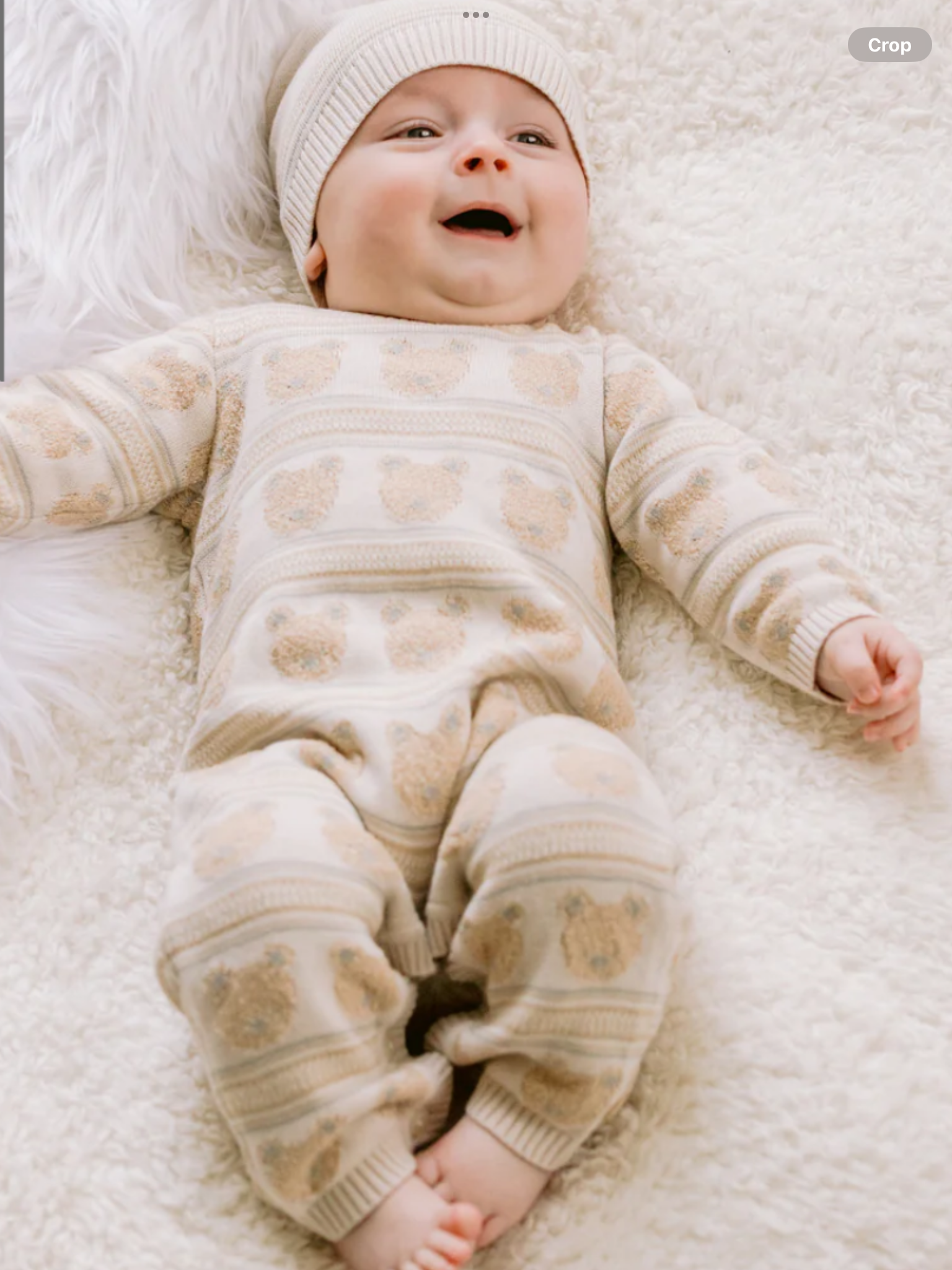 Emile et rose knitted onsie and hat 0924570