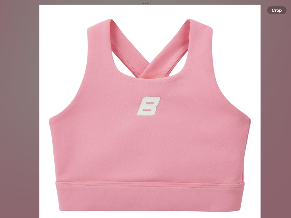 PRE ORDER Bonini by A* Dee Aspire Crop Sports Top - Peony Pink    0126548
