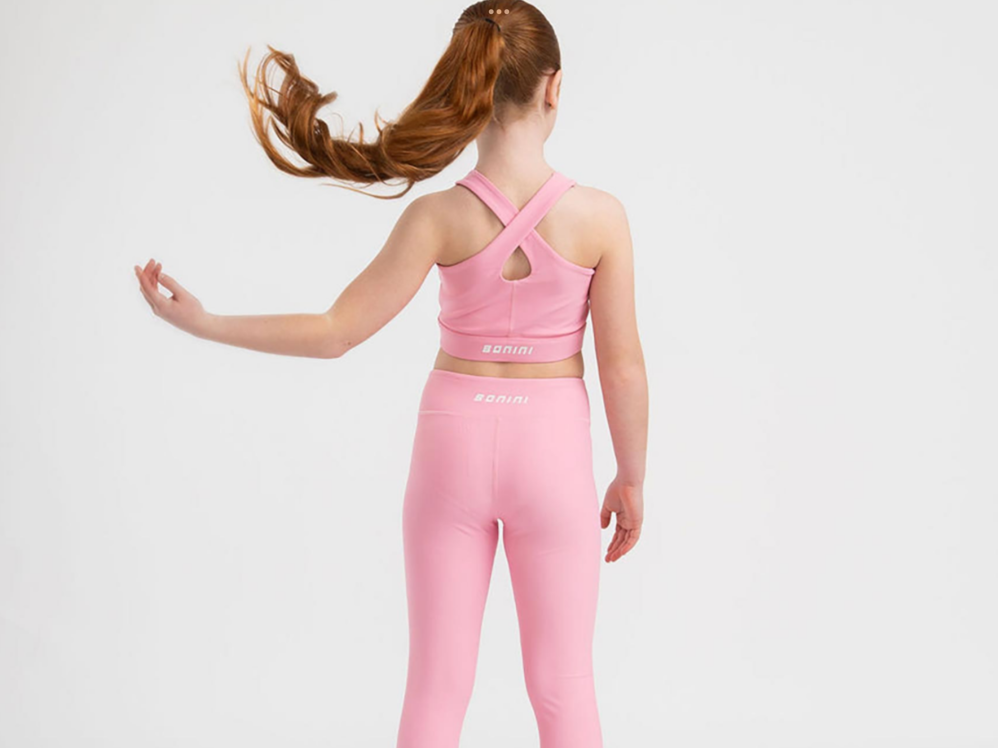PRE ORDER Bonini by A* Dee Aspire Crop Sports Top - Peony Pink    0126548