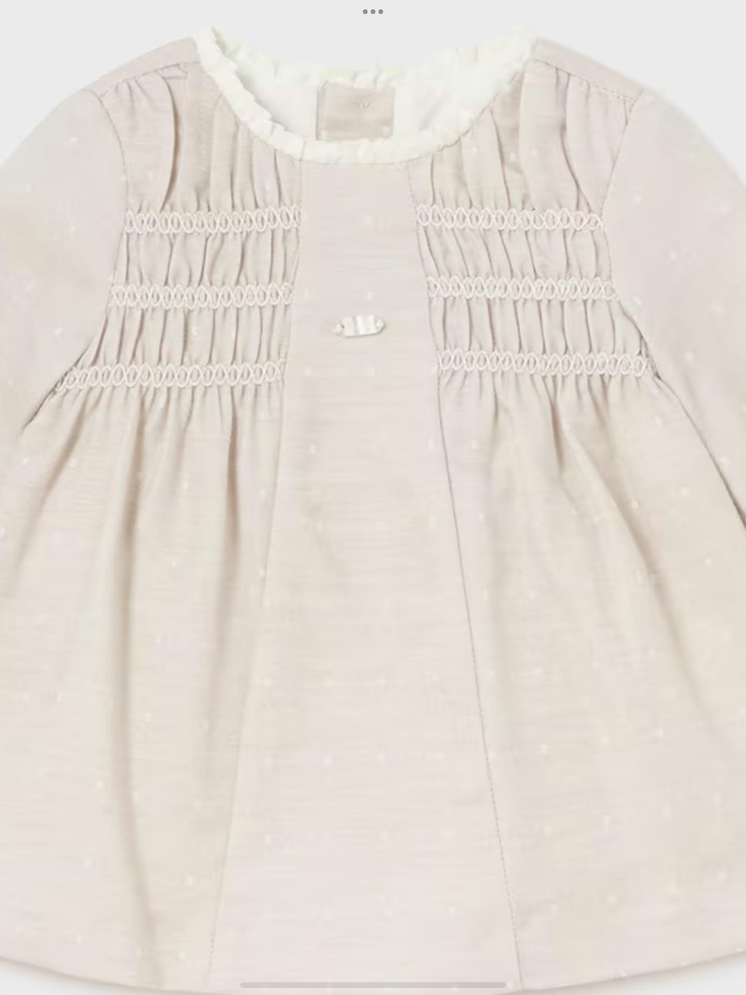Mayoral smocked dress 0924577