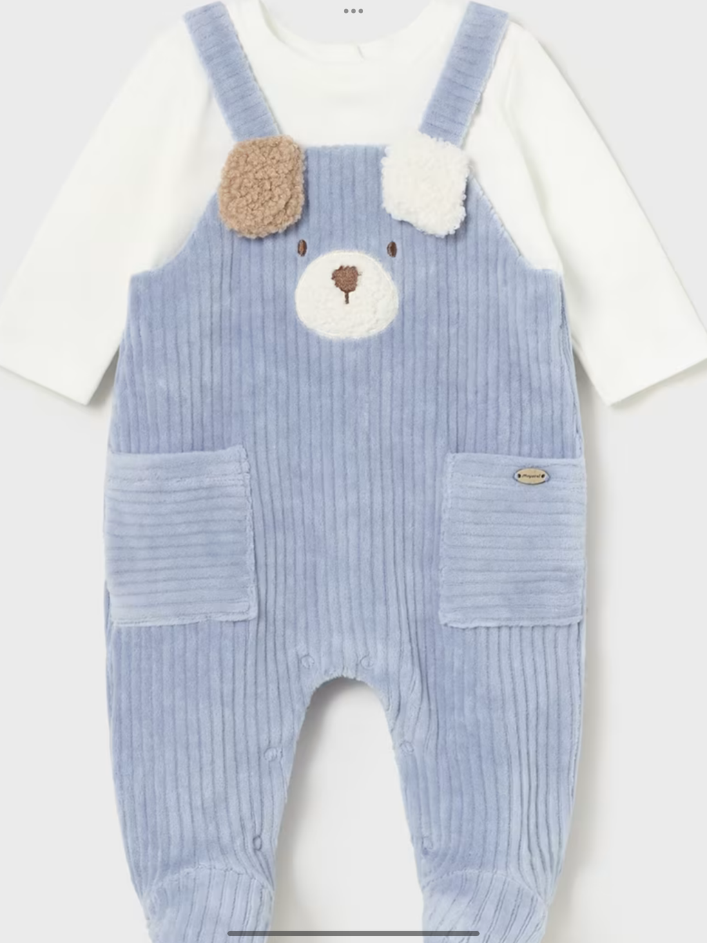 Mayoral cord one piece romper 0924579