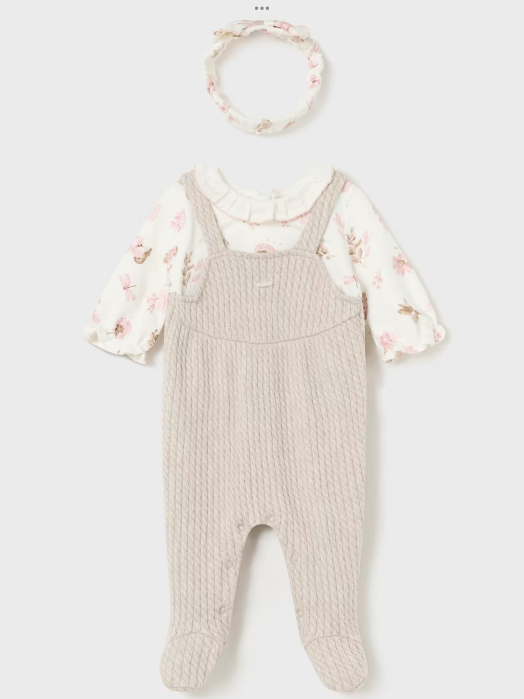 Mayoral one piece romper and headband 0924583