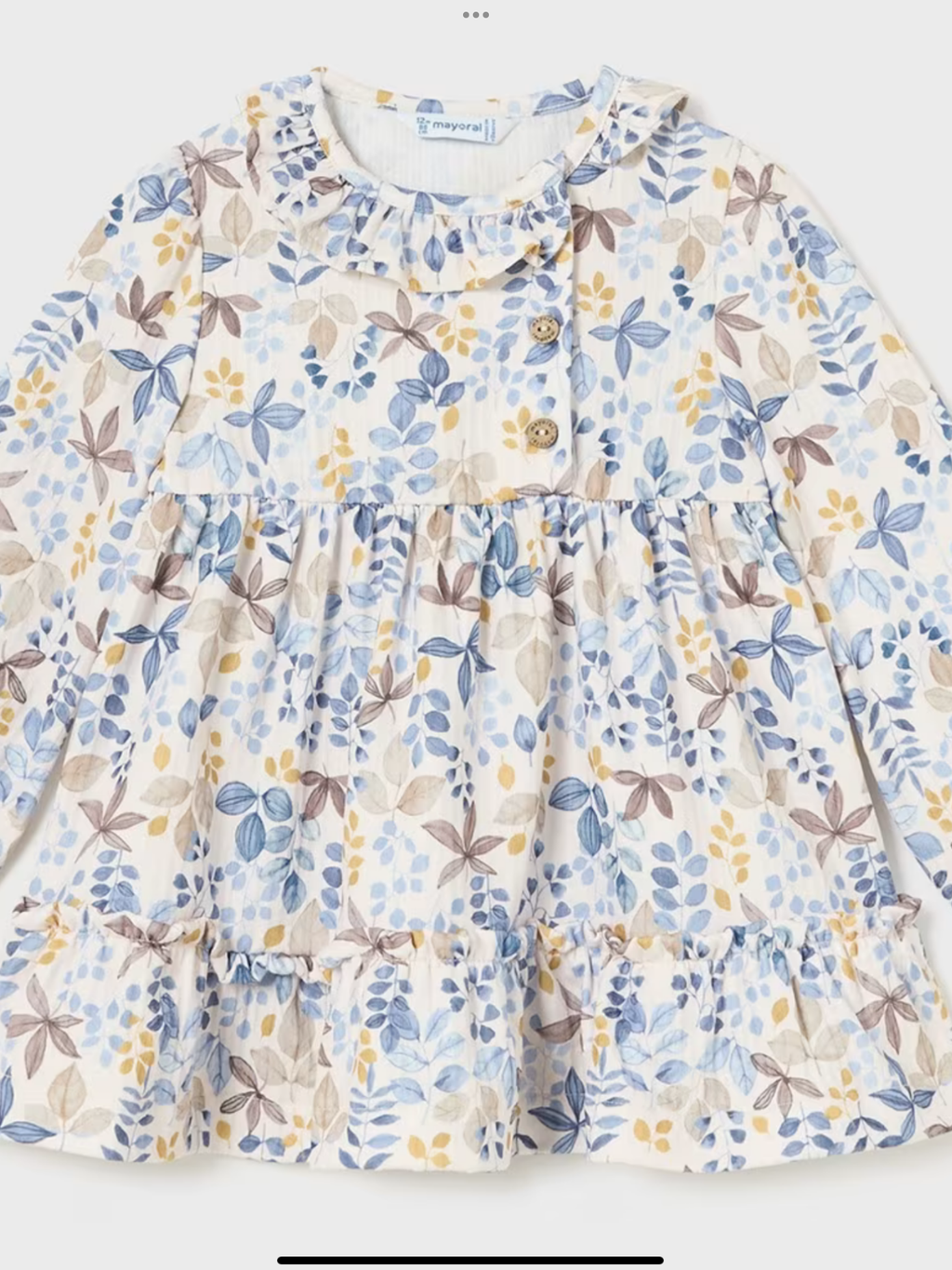 Mayoral floral print dress 0924588