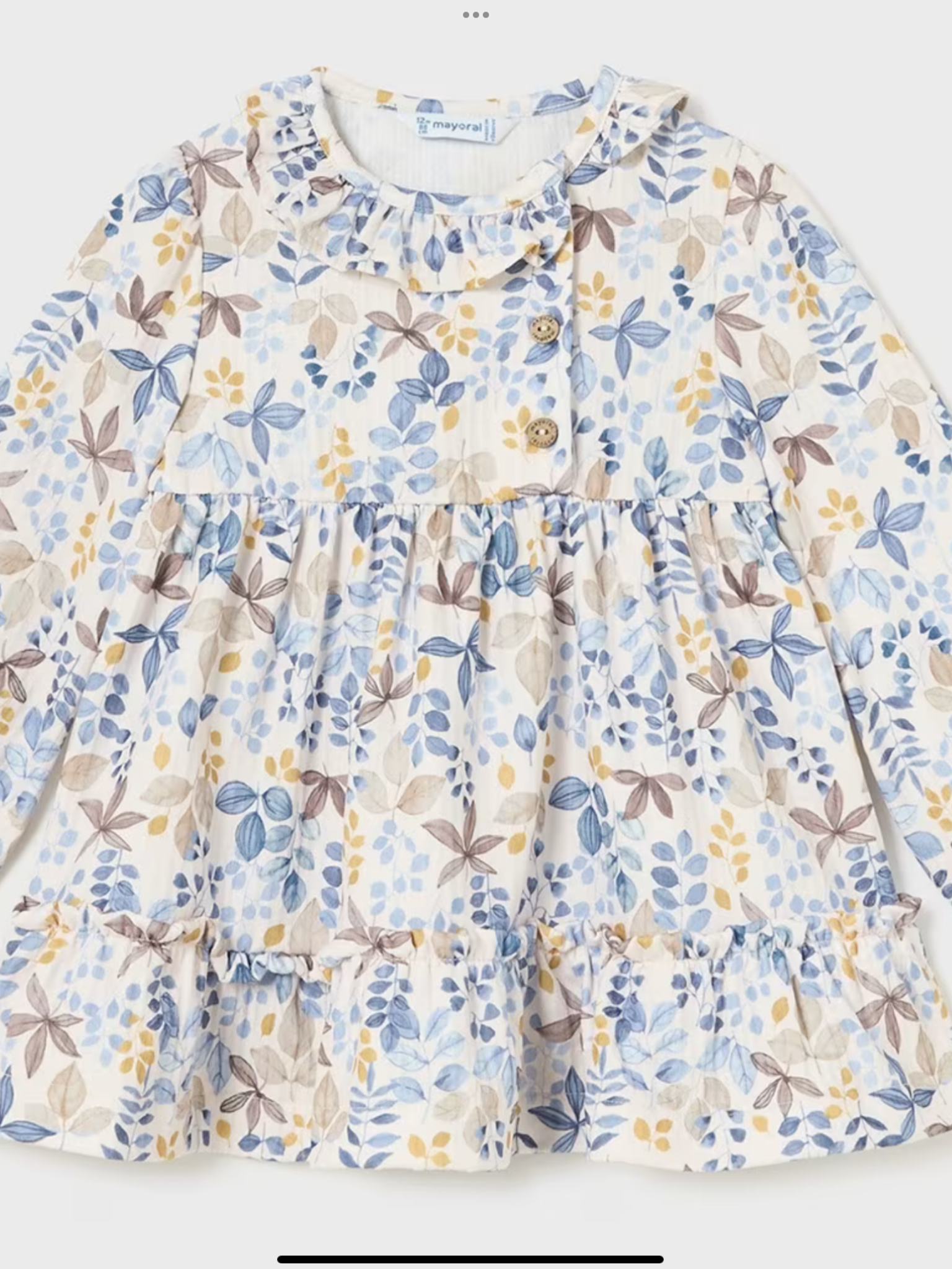 Mayoral floral print dress 0924588