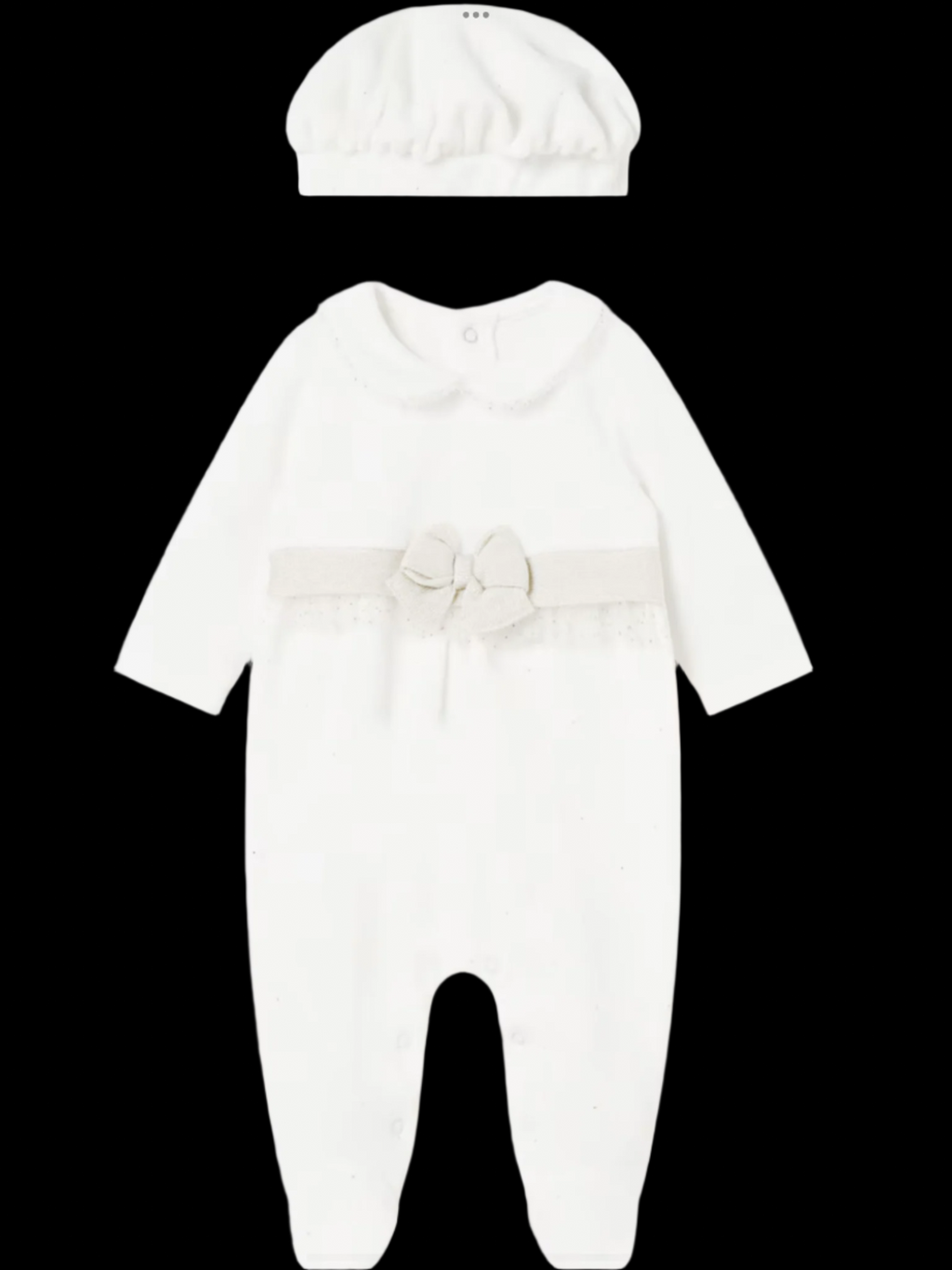 Mayoral babygro and beret 0924600