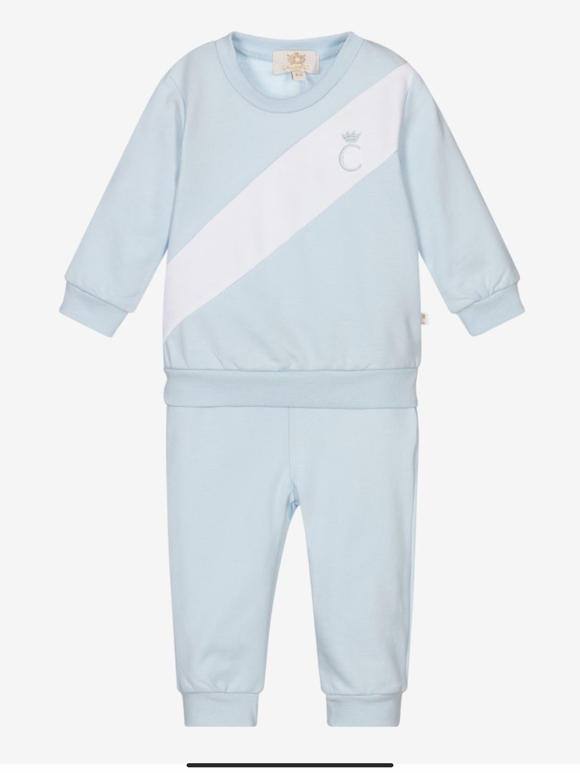 Caramelo kids baby blue leisure set     0821435