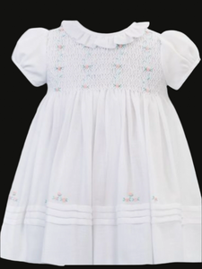 Sarah-louise hand smocked dress.    04221096