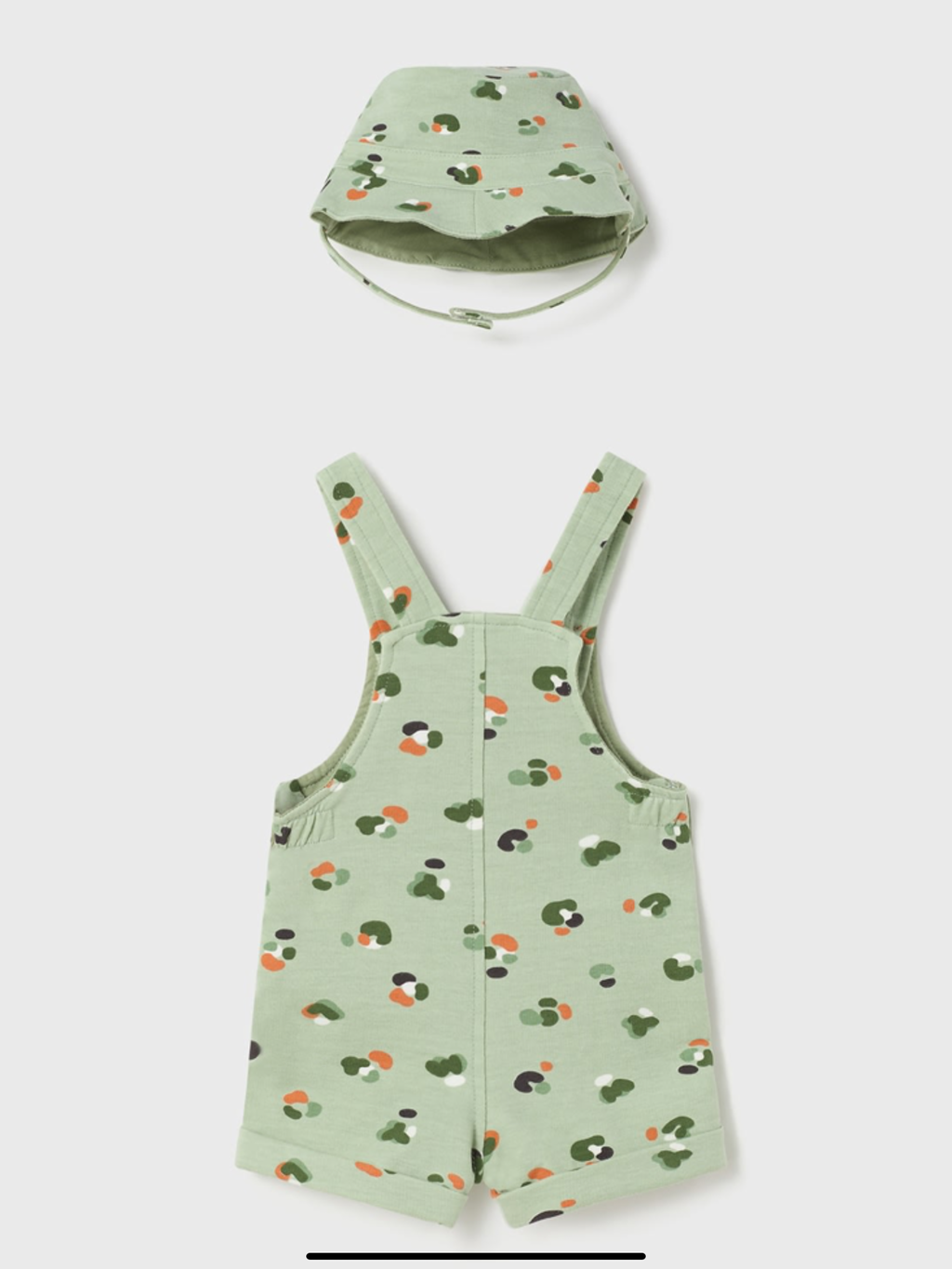 Mayoral romper and hat.     03231505