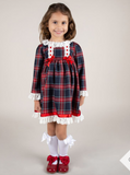 Caramelo kids Tartan dress 290