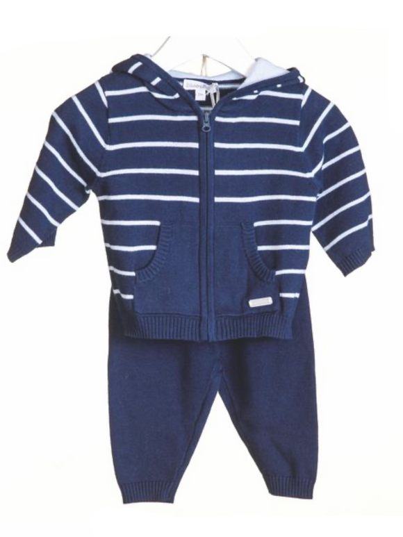 Blues baby knitted set        G885