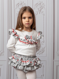 Caramelo kids red checked jam pants      08221179