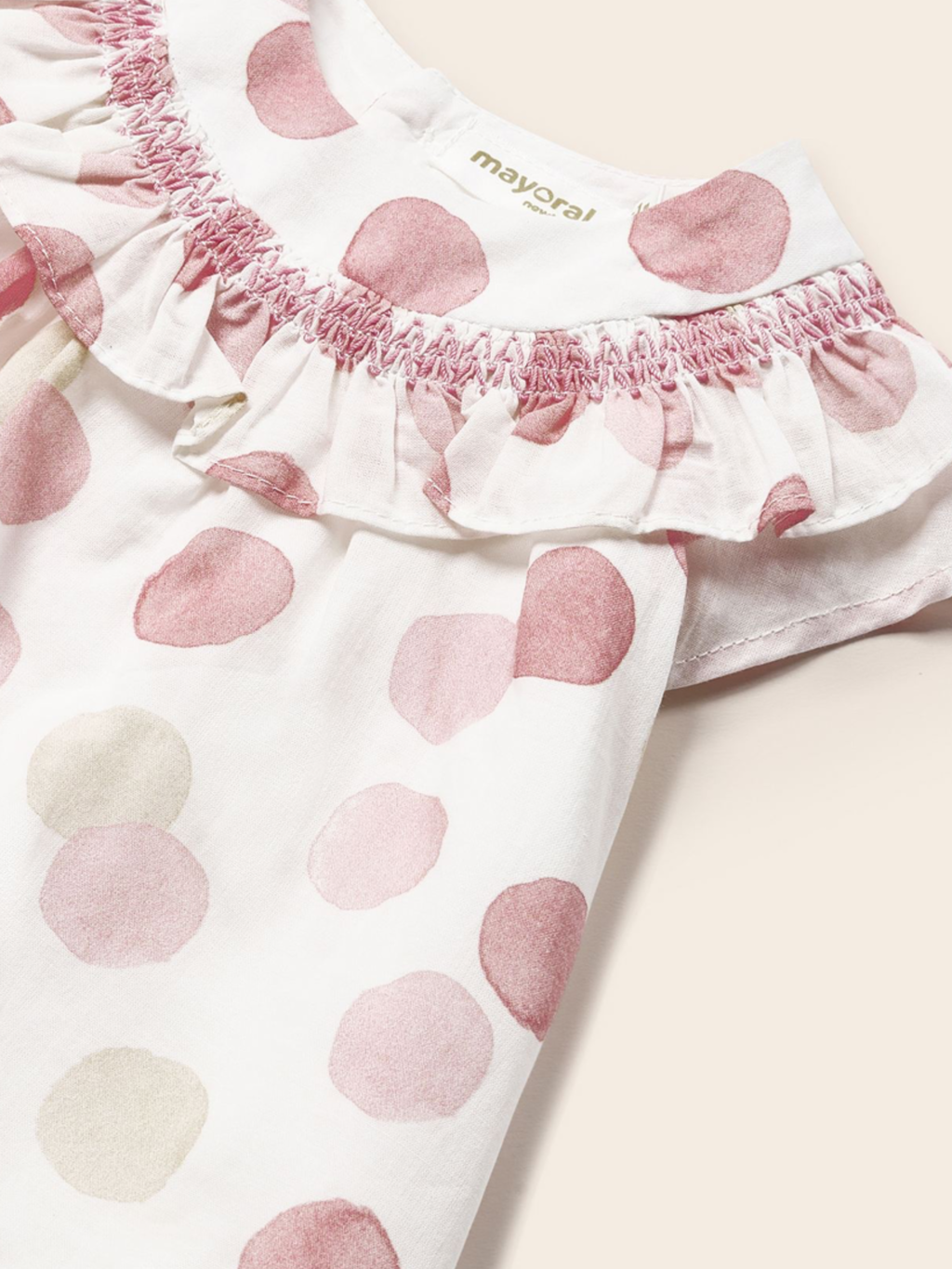 Mayoral spotted dress.   03231496