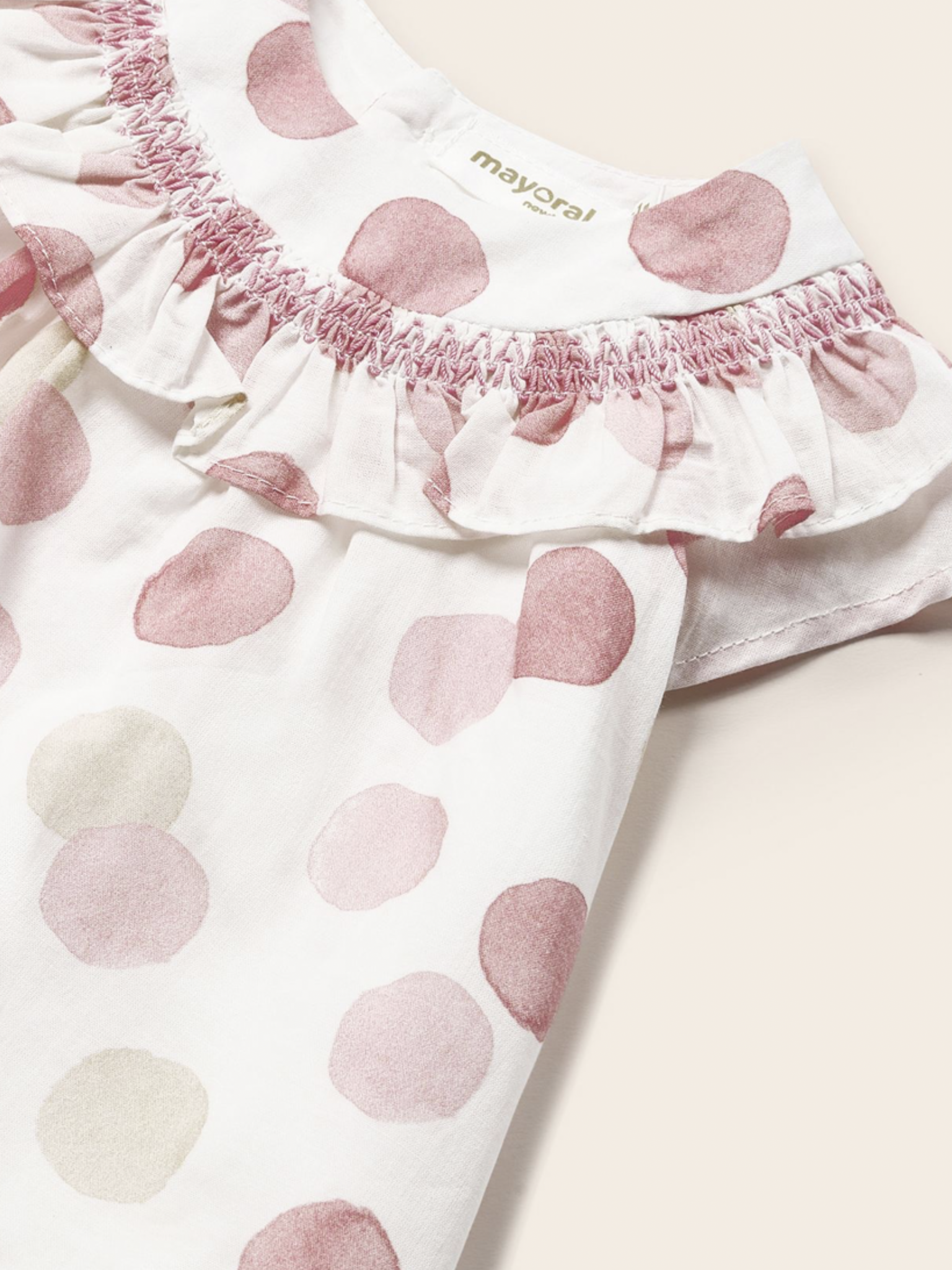 Mayoral spotted dress.   03231496