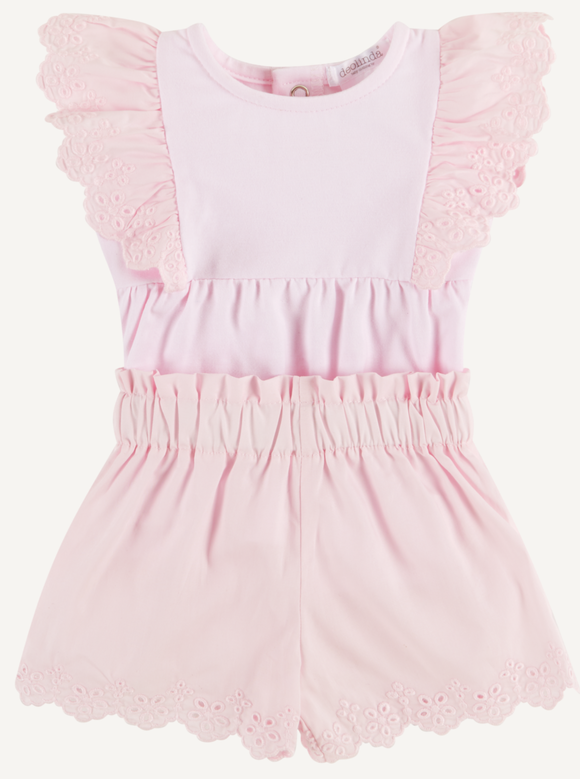 Deolinda pink shorts set.   02231475