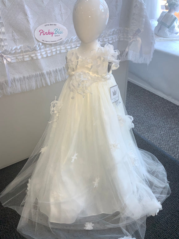 Girl’s long christening dress ..      220