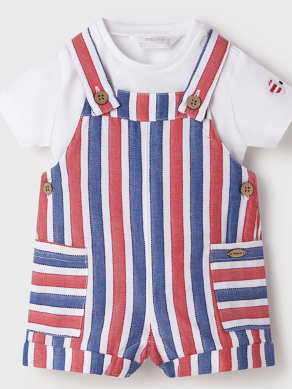 Mayoral dungaree set.            0222847