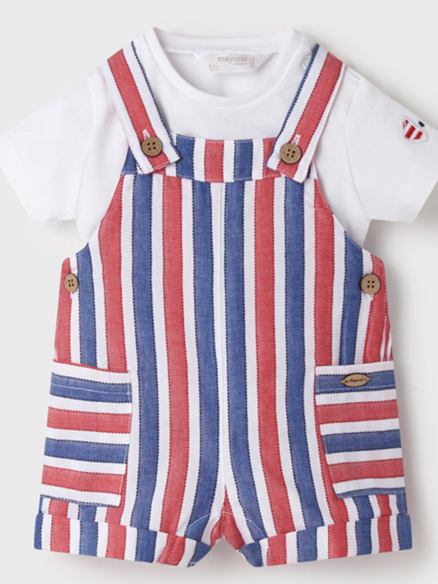 Mayoral dungaree set.            0222847