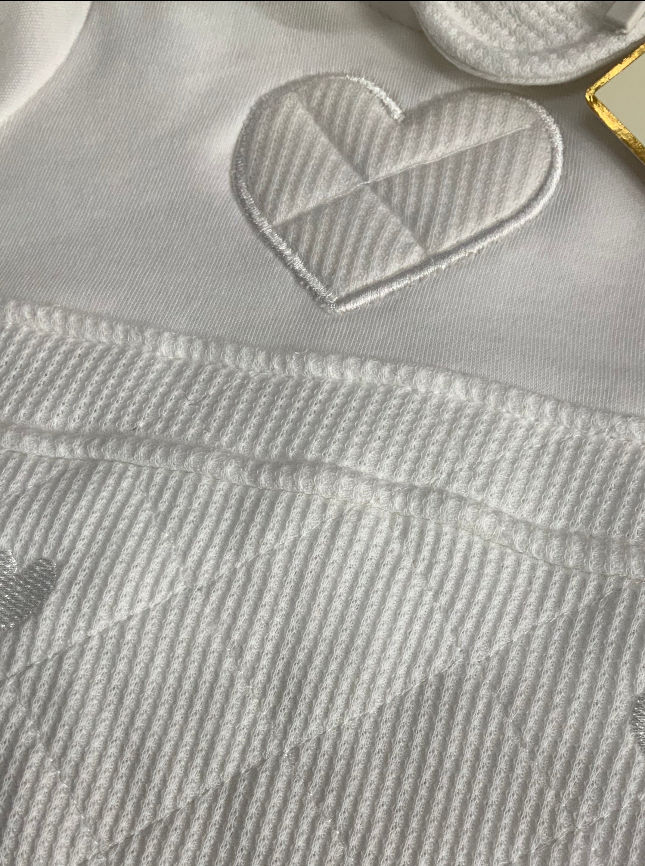 Caramelo kids cloud waffle romper.    10221254