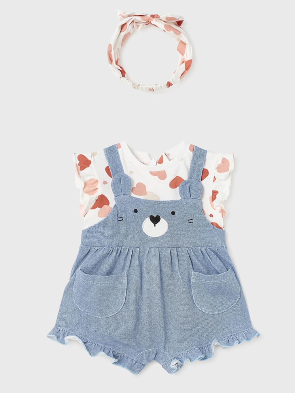 Mayoral girls romper.     03231506