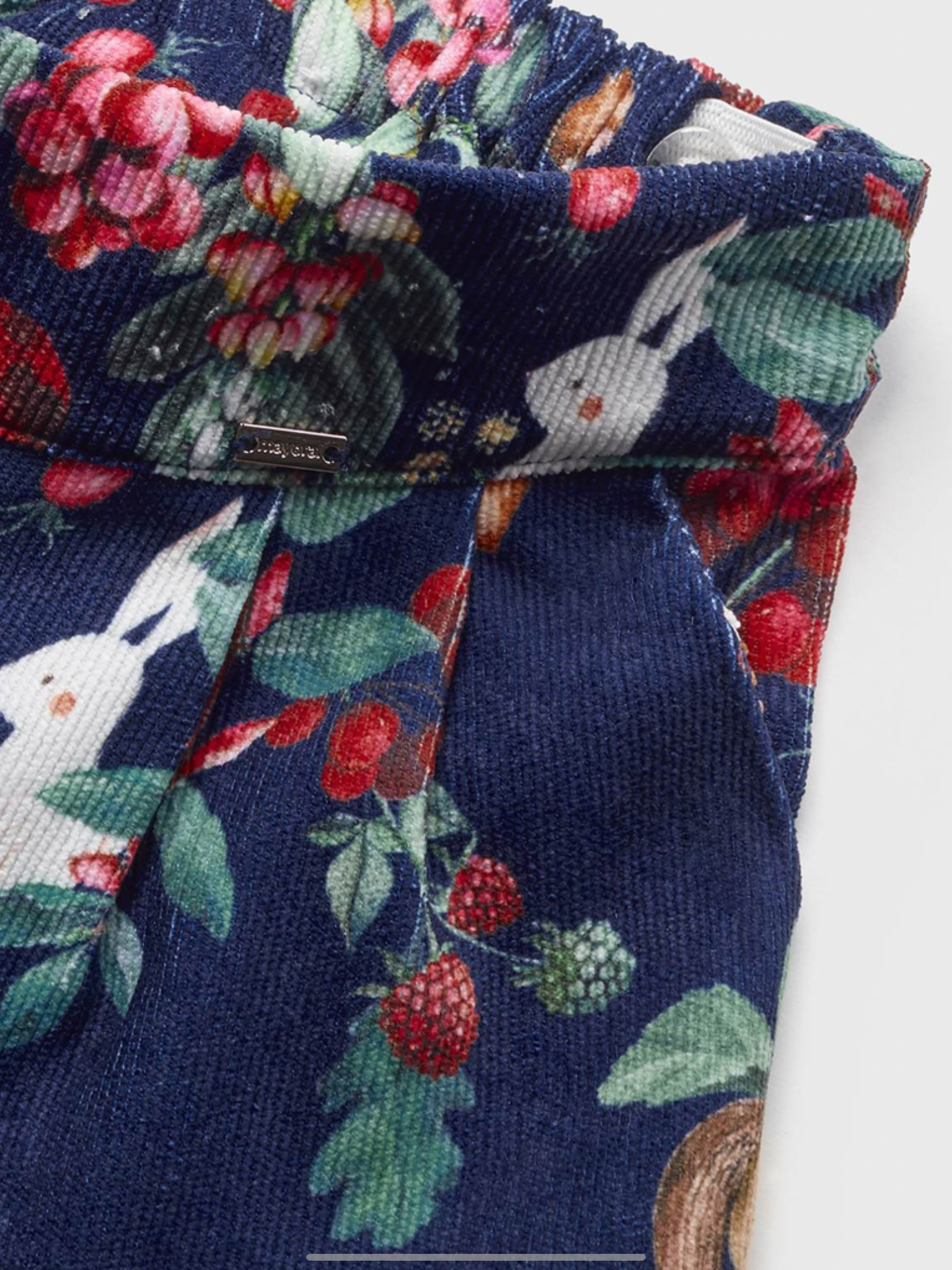 Mayoral printed corduroy shorts set.   10221266