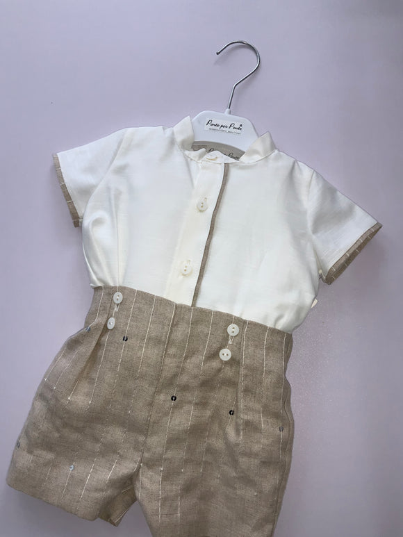 Christening/occasion romper            G466