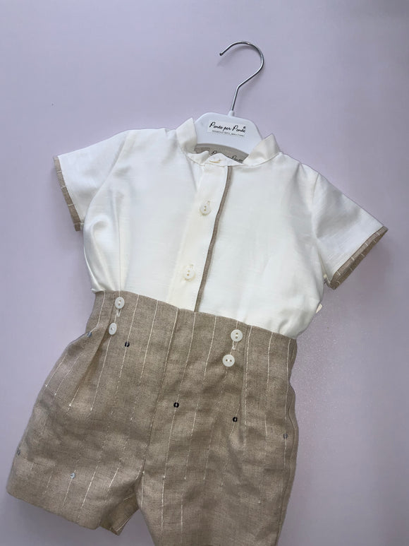 Christening/occasion romper            G466