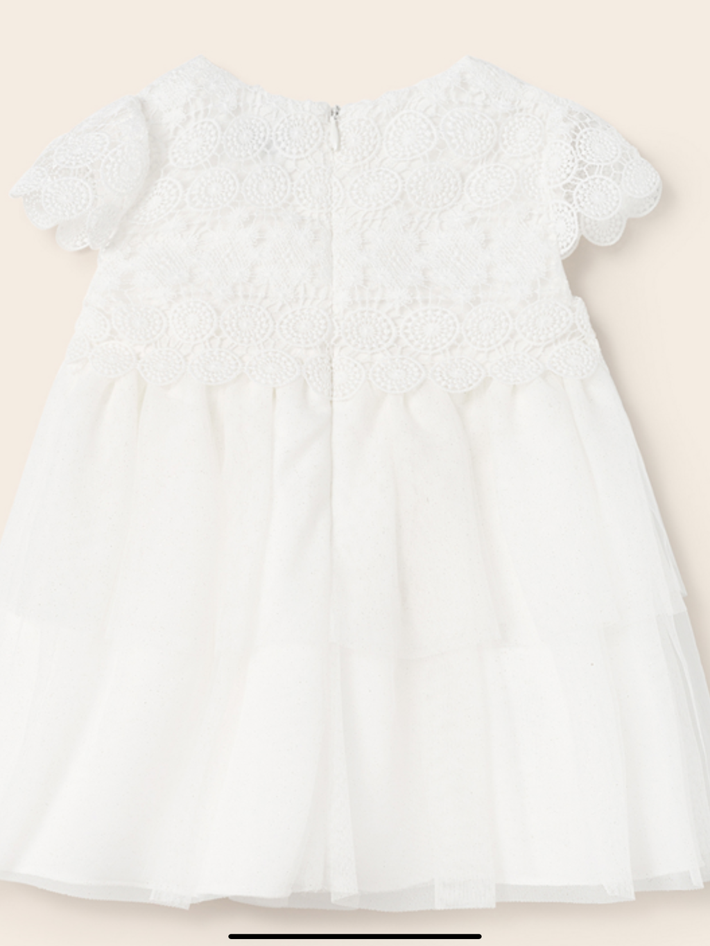 Mayoral Guipure dress.   02231398